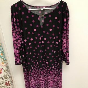 Purple Polka Dot Dress